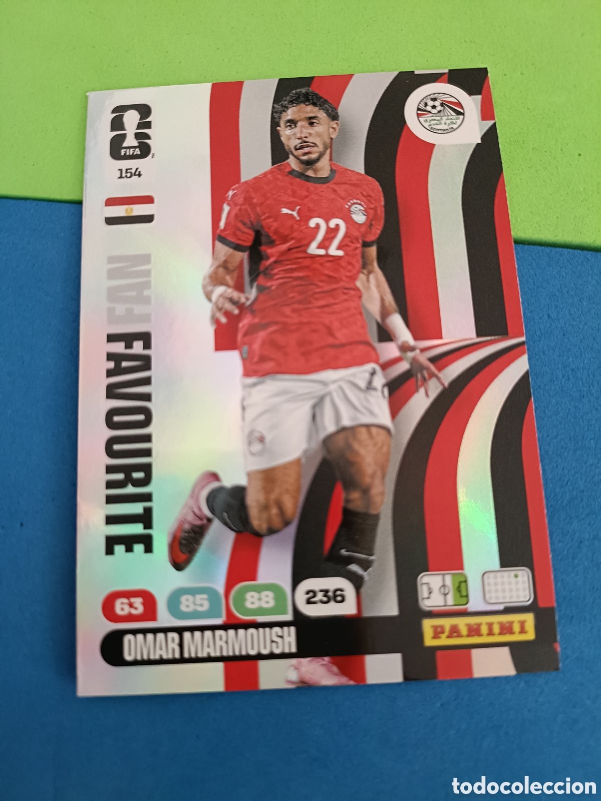 Cromos de f&uacute;tbol: Adrenalyn XL Fifa World cup 2026 mundial - FAN FAVOURITE 154 Marmoush