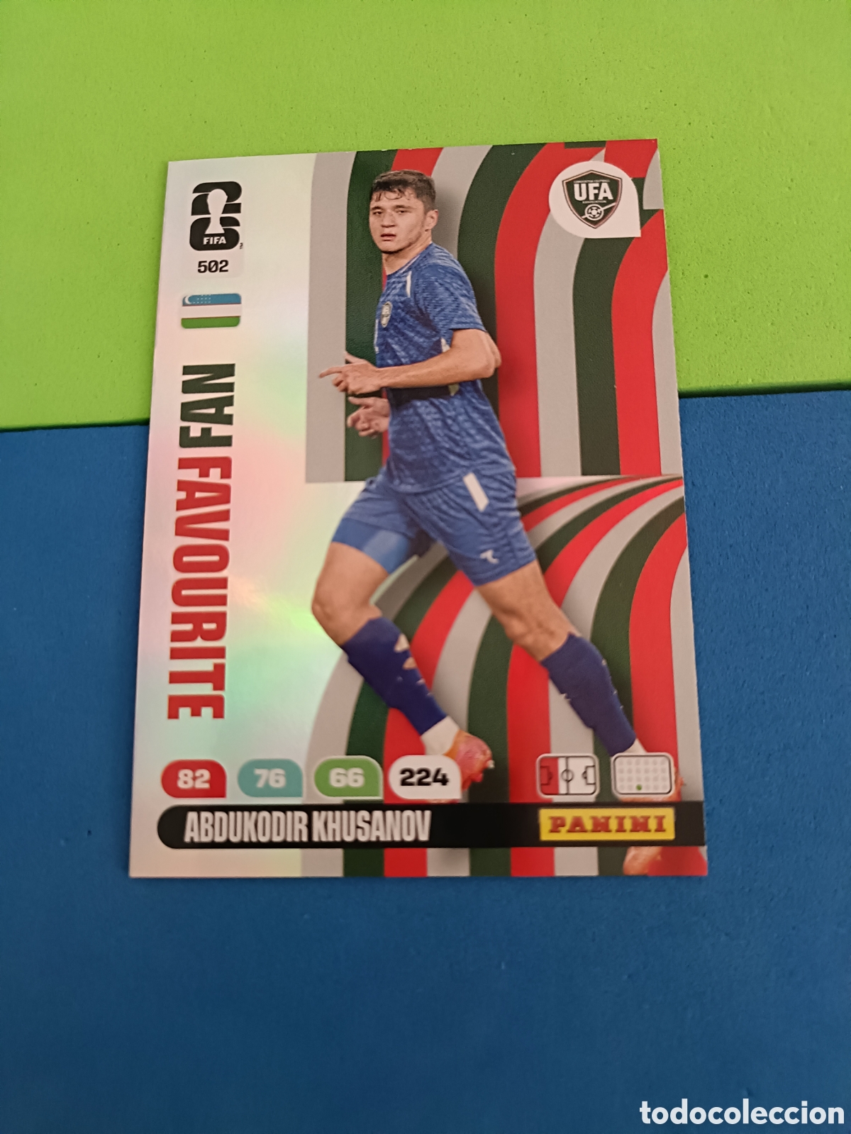 Cromos de f&uacute;tbol: Adrenalyn XL Fifa World cup 2026 mundial - FAN FAVOURITE 502 Khusanov
