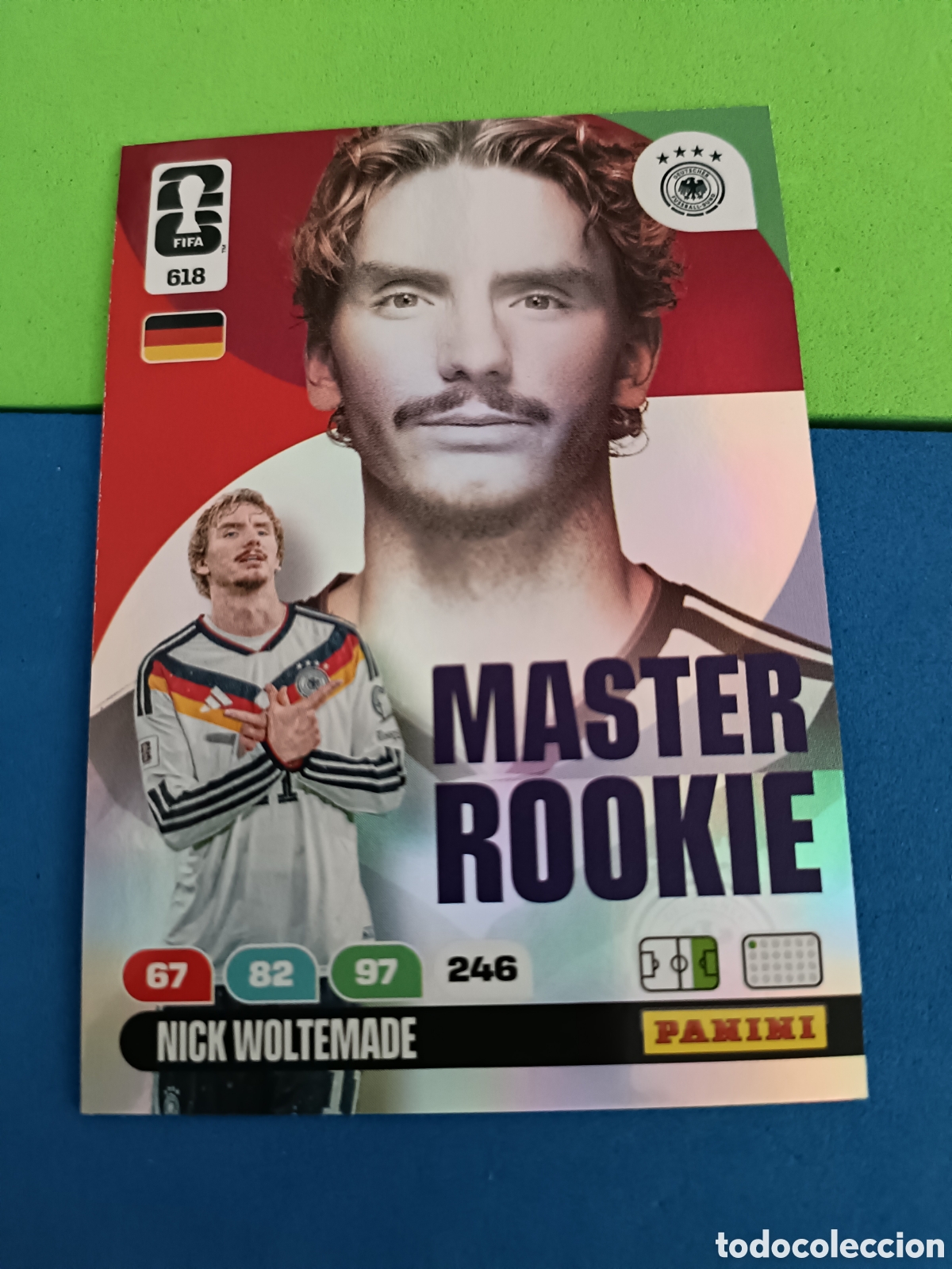 Cromos de f&uacute;tbol: Adrenalyn XL Fifa World cup 2026 mundial - Master Rookie 618 Woltemade