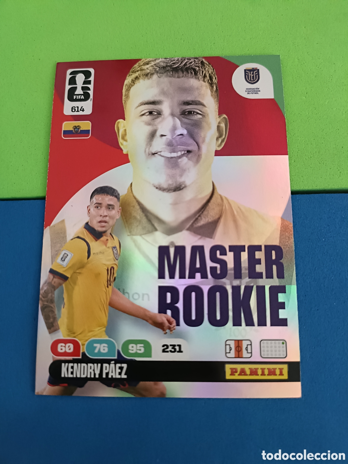 Cromos de f&uacute;tbol: Adrenalyn XL Fifa World cup 2026 mundial - Master Rookie 614 Kendry Paez