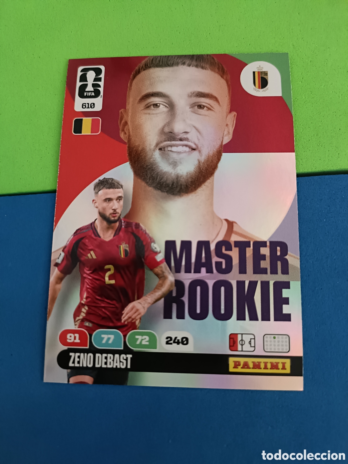 Cromos de f&uacute;tbol: Adrenalyn XL Fifa World cup 2026 mundial - Master Rookie 610 Debast