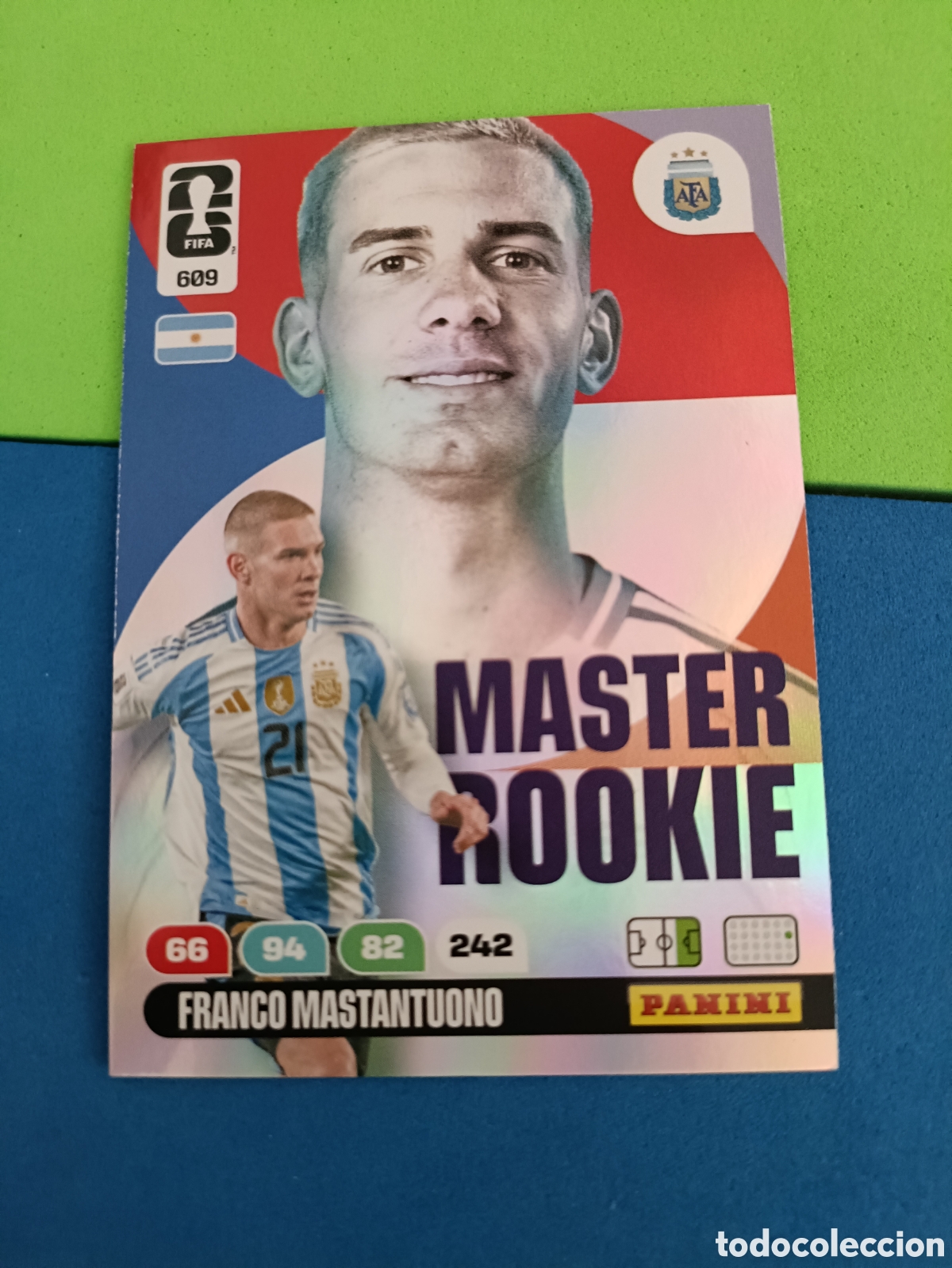 Cromos de f&uacute;tbol: Adrenalyn XL Fifa World cup 2026 mundial - Master Rookie 609 Mastantuono