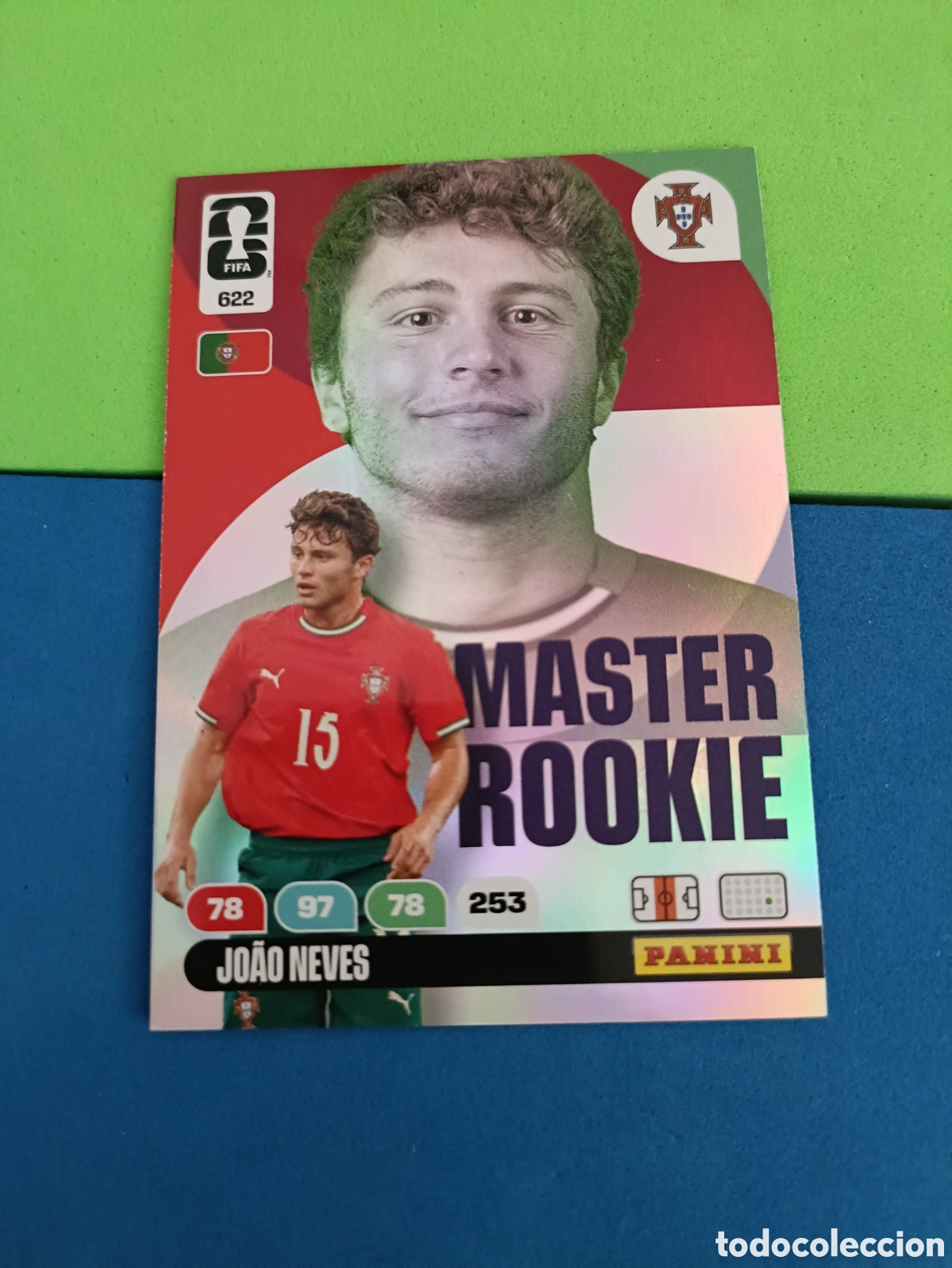 Cromos de f&uacute;tbol: Adrenalyn XL Fifa World cup 2026 mundial - Master Rookie 622 Joao Neves