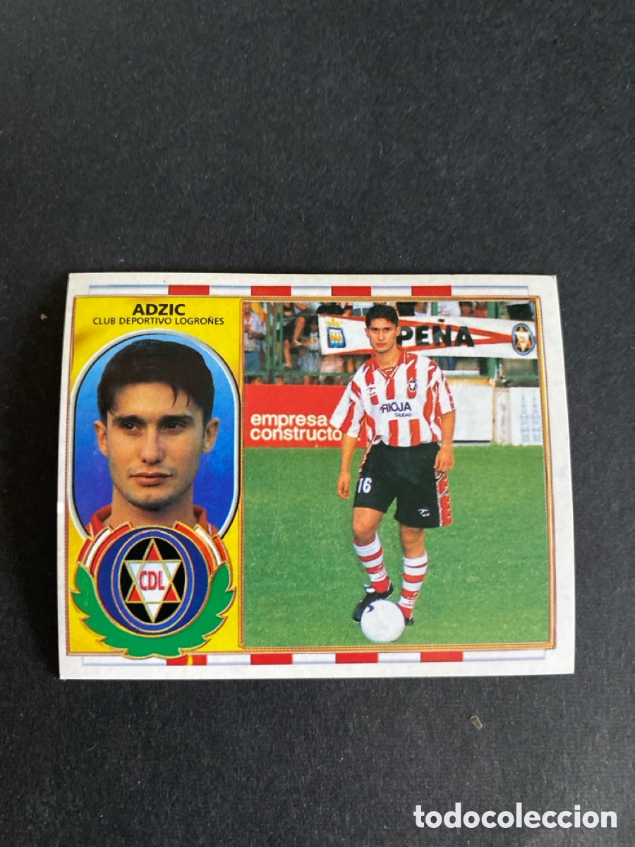 Cromos de f&uacute;tbol: Cromo liga 96/97 CD Logro&ntilde;&eacute;s coloca nunca pegado