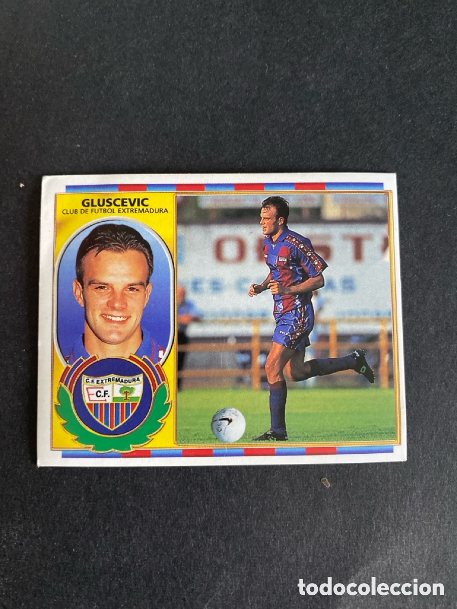 Cromos de f&uacute;tbol: Cromo liga 96/97 CF Extremadura coloca nunca pegado
