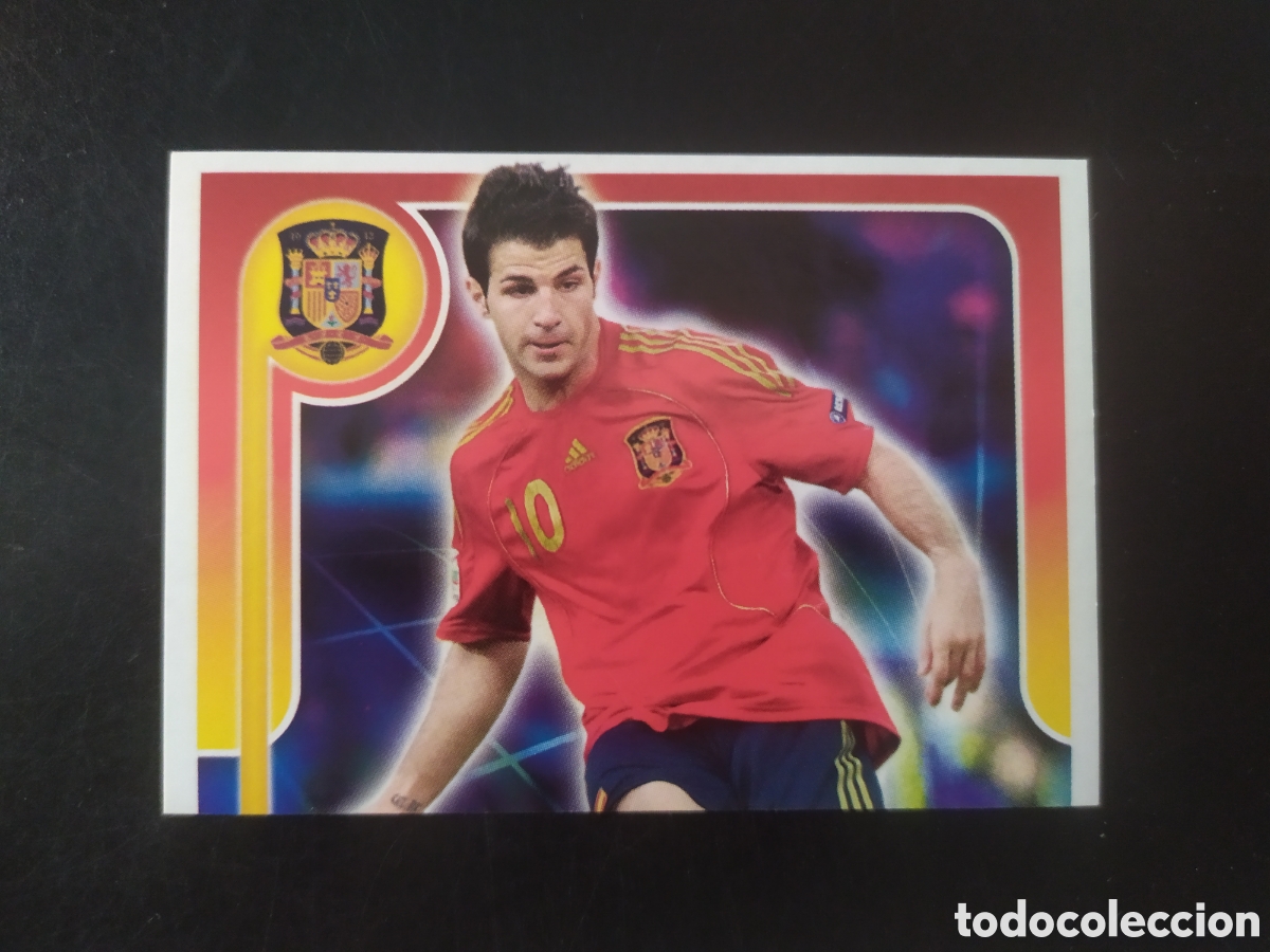 Cromos de f&uacute;tbol: A por ellos colecci&oacute;n selecci&oacute;n espa&ntilde;ola 2009 panini n&deg; 89 Cesc Fabregas Espa&ntilde;a sin pegar