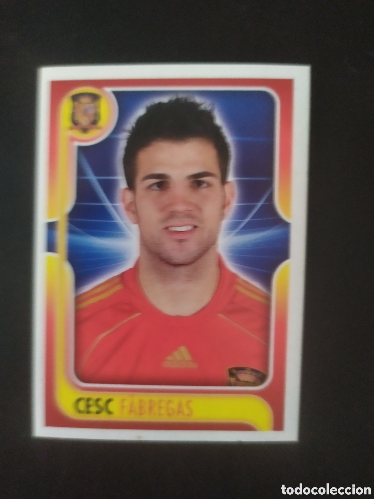 Cromos de f&uacute;tbol: A por ellos colecci&oacute;n selecci&oacute;n espa&ntilde;ola 2009 panini n&deg; 91 Cesc Fabregas Espa&ntilde;a sin pegar