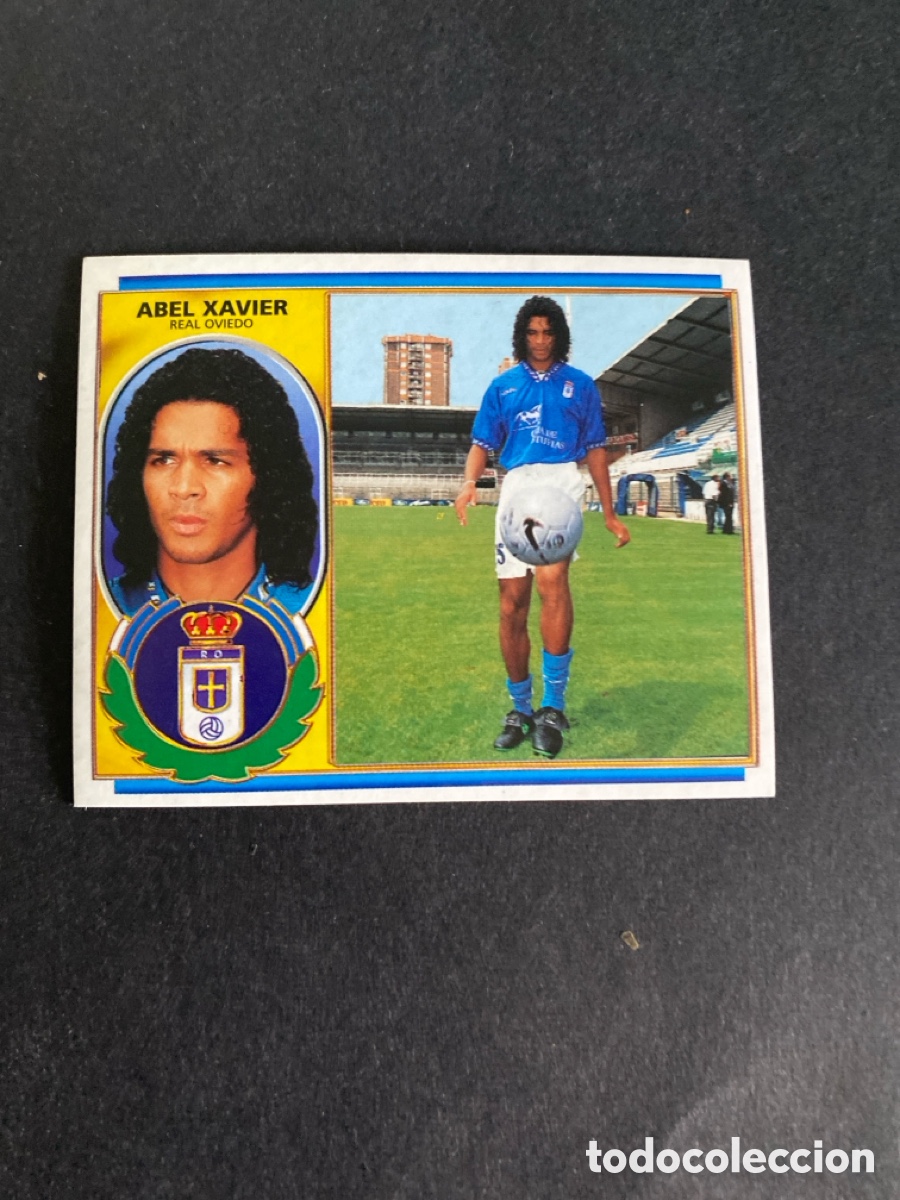 Cromos de f&uacute;tbol: Cromo liga 96/97 Real Oviedo coloca nunca pegado
