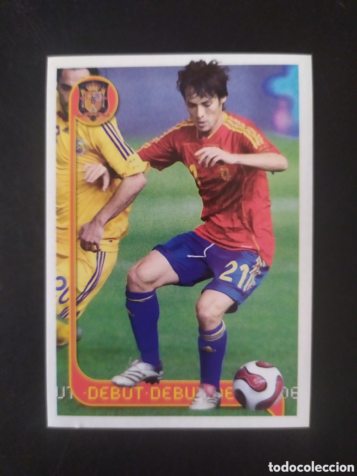 Cromos de f&uacute;tbol: A por ellos colecci&oacute;n selecci&oacute;n espa&ntilde;ola 2009 panini n&deg; 108 Silva Espa&ntilde;a sin pegar