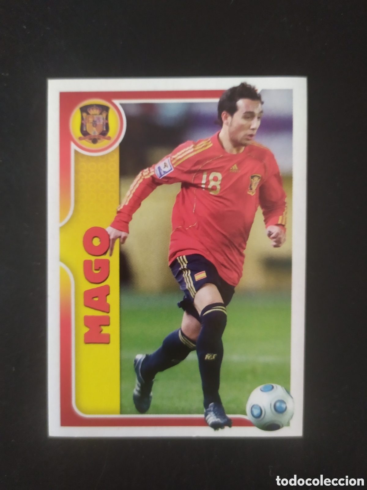 Cromos de f&uacute;tbol: A por ellos colecci&oacute;n selecci&oacute;n espa&ntilde;ola 2009 panini n&deg; 115 Cazorla Espa&ntilde;a sin pegar