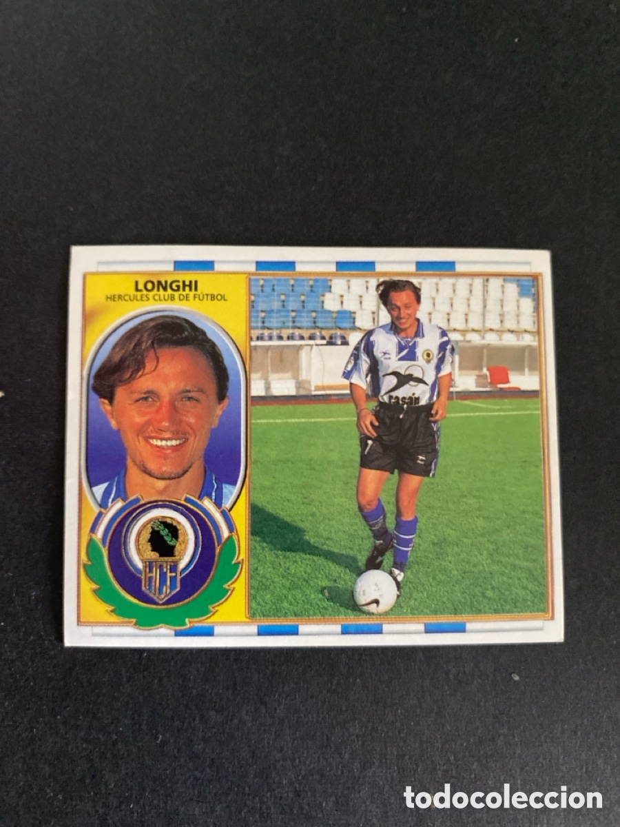Cromos de f&uacute;tbol: Cromo liga 96/97 H&eacute;rcules CF coloca nunca pegado