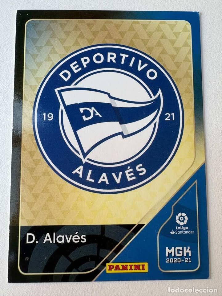Cromos de f&uacute;tbol: Carta Escudo Alav&eacute;s 1 Megacracks 2020-21