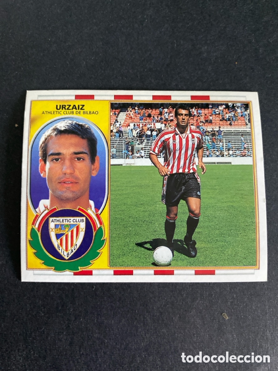 Cromos de f&uacute;tbol: Cromo liga 96/97 Athletic club de Bilbao coloca nunca pegado