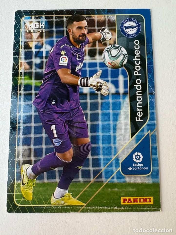 Cromos de f&uacute;tbol: Carta Fernando Pacheco Alav&eacute;s 2 Megacracks 2020-21