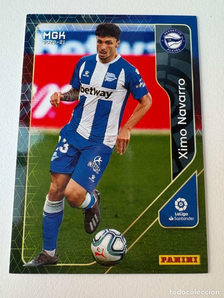 Cromos de f&uacute;tbol: Carta Ximo Navarro Alav&eacute;s 4 Megacracks 2020-21