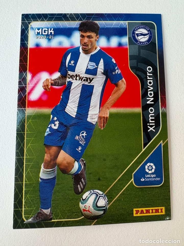 Cromos de f&uacute;tbol: Carta Ximo Navarro Alav&eacute;s 4 Megacracks 2020-21