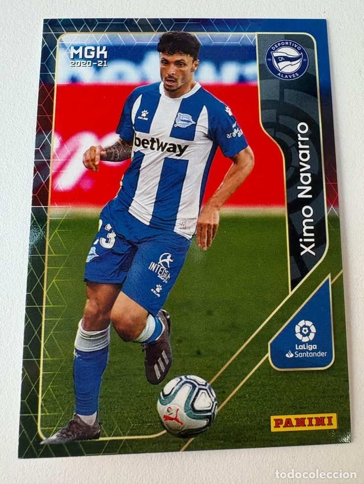Cromos de f&uacute;tbol: Carta Ximo Navarro Alav&eacute;s 4 Megacracks 2020-21
