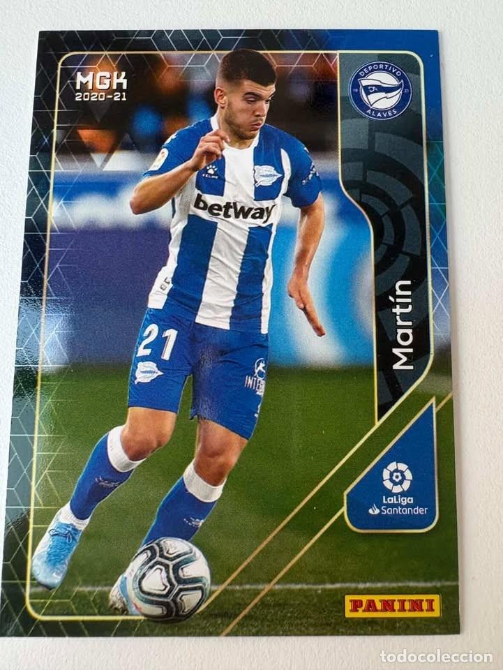 Cromos de f&uacute;tbol: Carta Mart&iacute;n Alav&eacute;s 5 Megacracks 2020-21