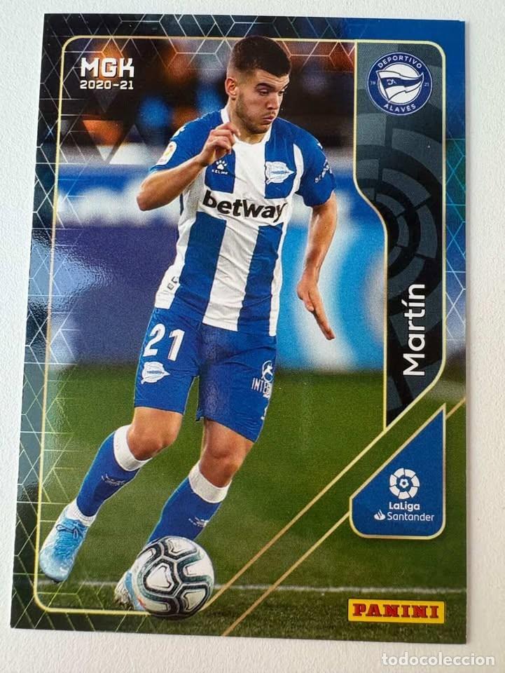 Cromos de f&uacute;tbol: Carta Mart&iacute;n Alav&eacute;s 5 Megacracks 2020-21