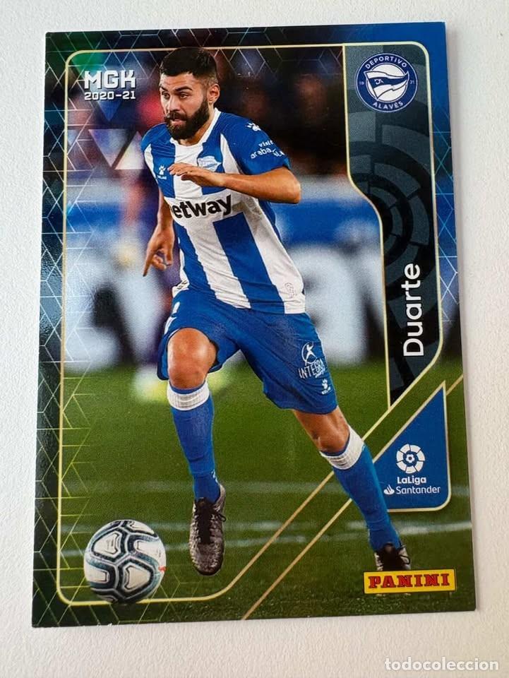 Cromos de f&uacute;tbol: Carta Duarte Alav&eacute;s 9 Megacracks 2020-21