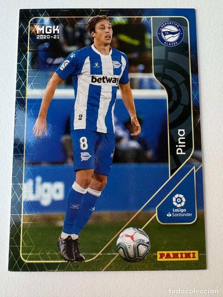 Cromos de f&uacute;tbol: Carta Pina Alav&eacute;s 14 Megacracks 2020-21