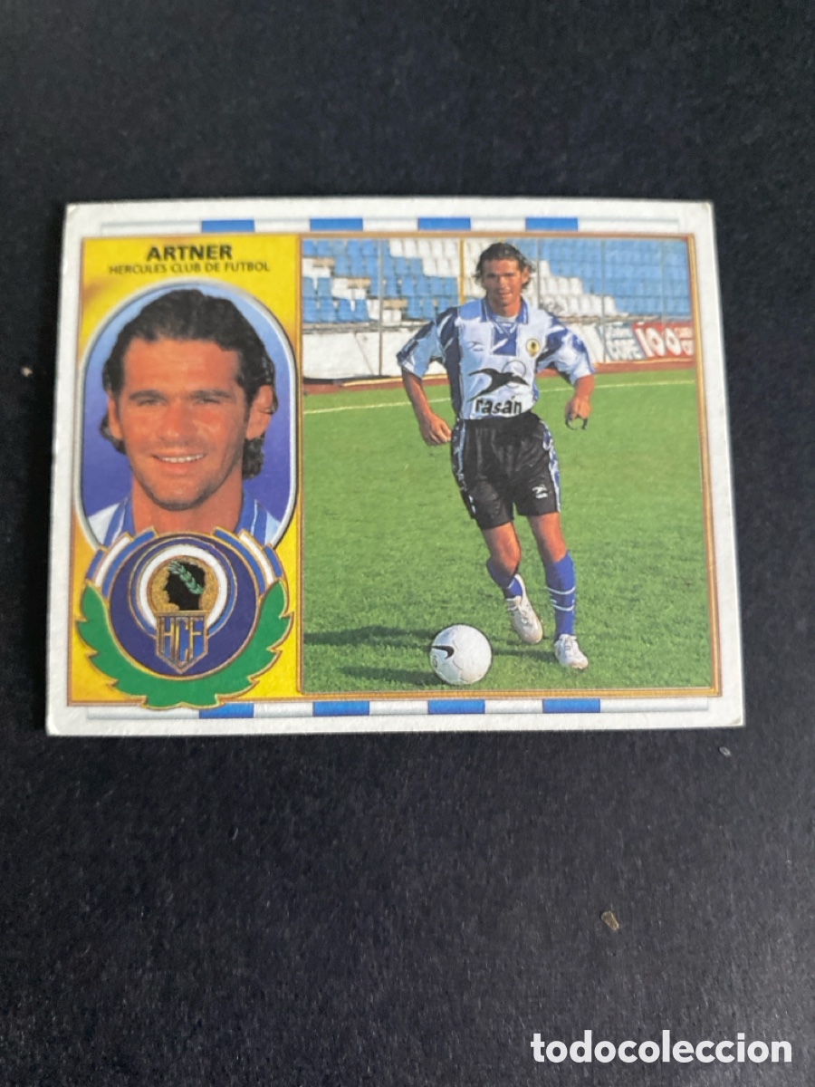 Cromos de f&uacute;tbol: Cromo liga 96/97 H&eacute;rcules CF coloca nunca pegado