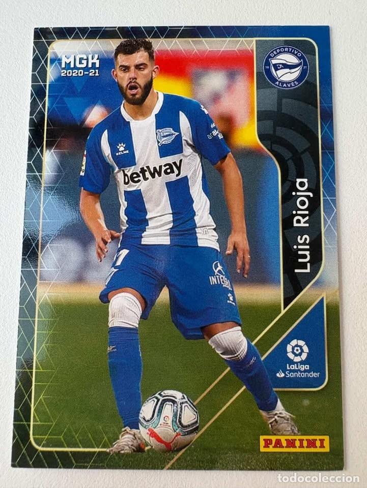 Cromos de f&uacute;tbol: Carta Luis Rioja Alav&eacute;s 15 Megacracks 2020-21