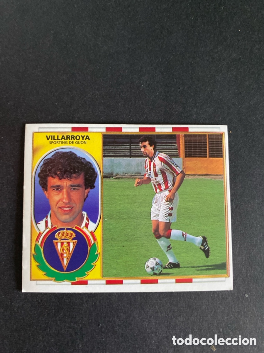 Cromos de f&uacute;tbol: Cromo liga 96/97 Sporting de Gij&oacute;n coloca nunca pegado