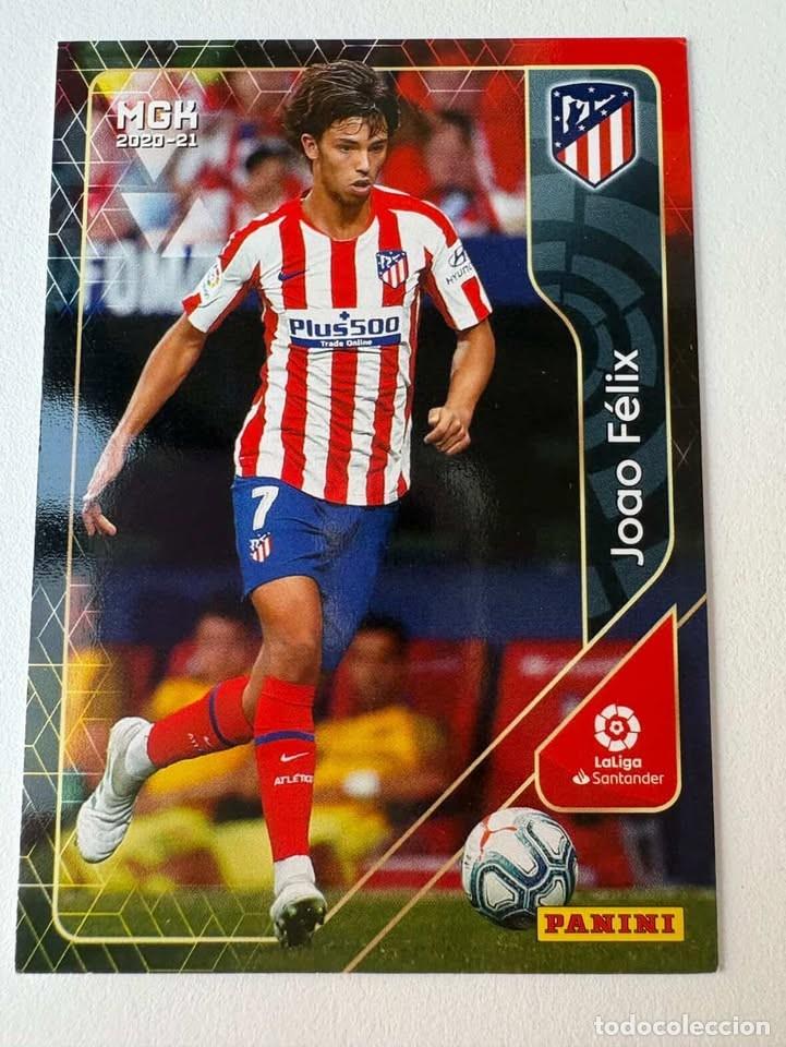 Cromos de f&uacute;tbol: Carta Joao F&eacute;lix Atl&eacute;tico de Madrid 50 Megacracks 2020-21