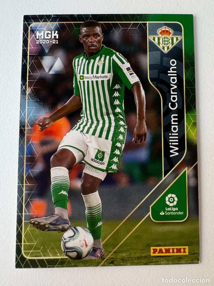 Cromos de f&uacute;tbol: Carta William Carvalho Betis 81 Megacracks 2020-21