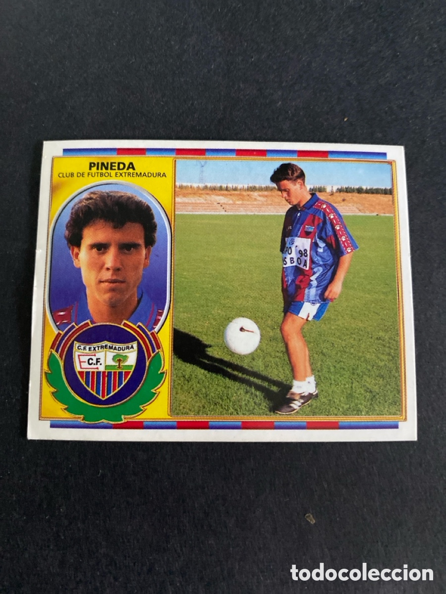 Cromos de f&uacute;tbol: Cromo liga 96/97 CF Extremadura coloca nunca pegado