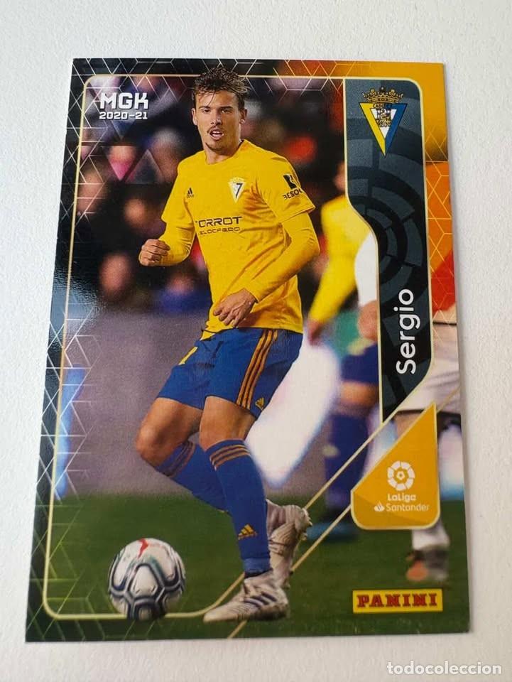 Cromos de f&uacute;tbol: Carta Sergio C&aacute;diz 100 Megacracks 2020-21