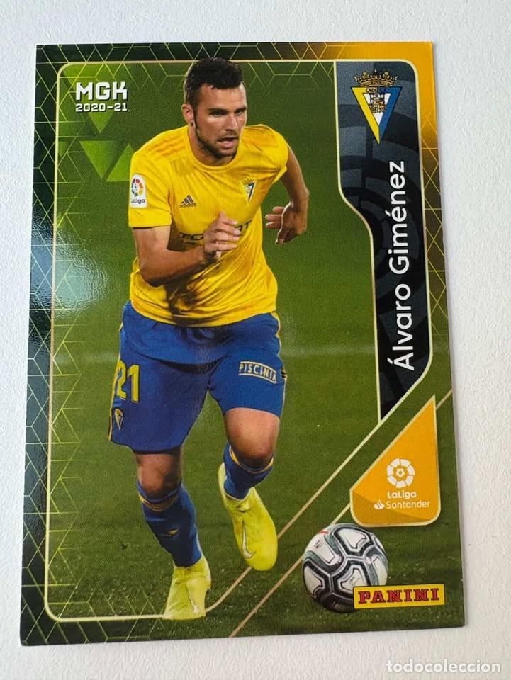 Cromos de f&uacute;tbol: Carta &Aacute;lvaro Gim&eacute;nez C&aacute;diz 107 Megacracks 2020-21