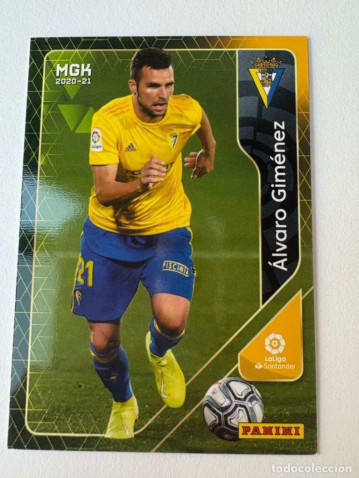 Cromos de f&uacute;tbol: Carta &Aacute;lvaro Gim&eacute;nez C&aacute;diz 107 Megacracks 2020-21