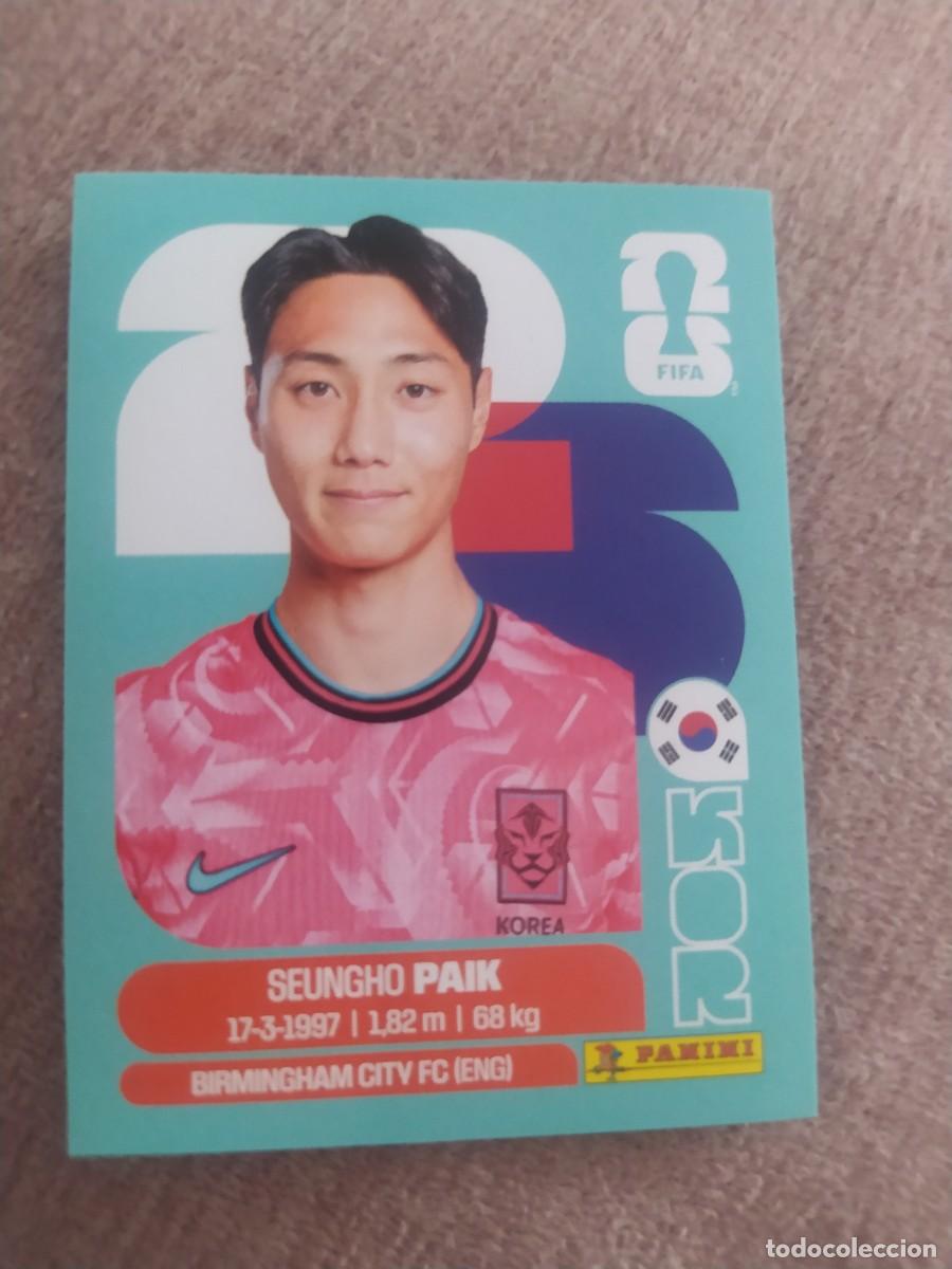 Cromos de f&uacute;tbol: KOR 14 Seungho PAIK Corea Korea del Sur Mundial 2026 Panini