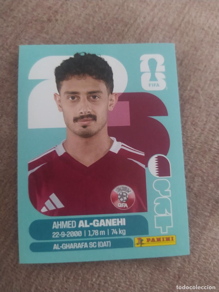 Cromos de f&uacute;tbol: QAT 19 Ahmed AL-GANEHI Catar Qatar Mundial 2026 Panini