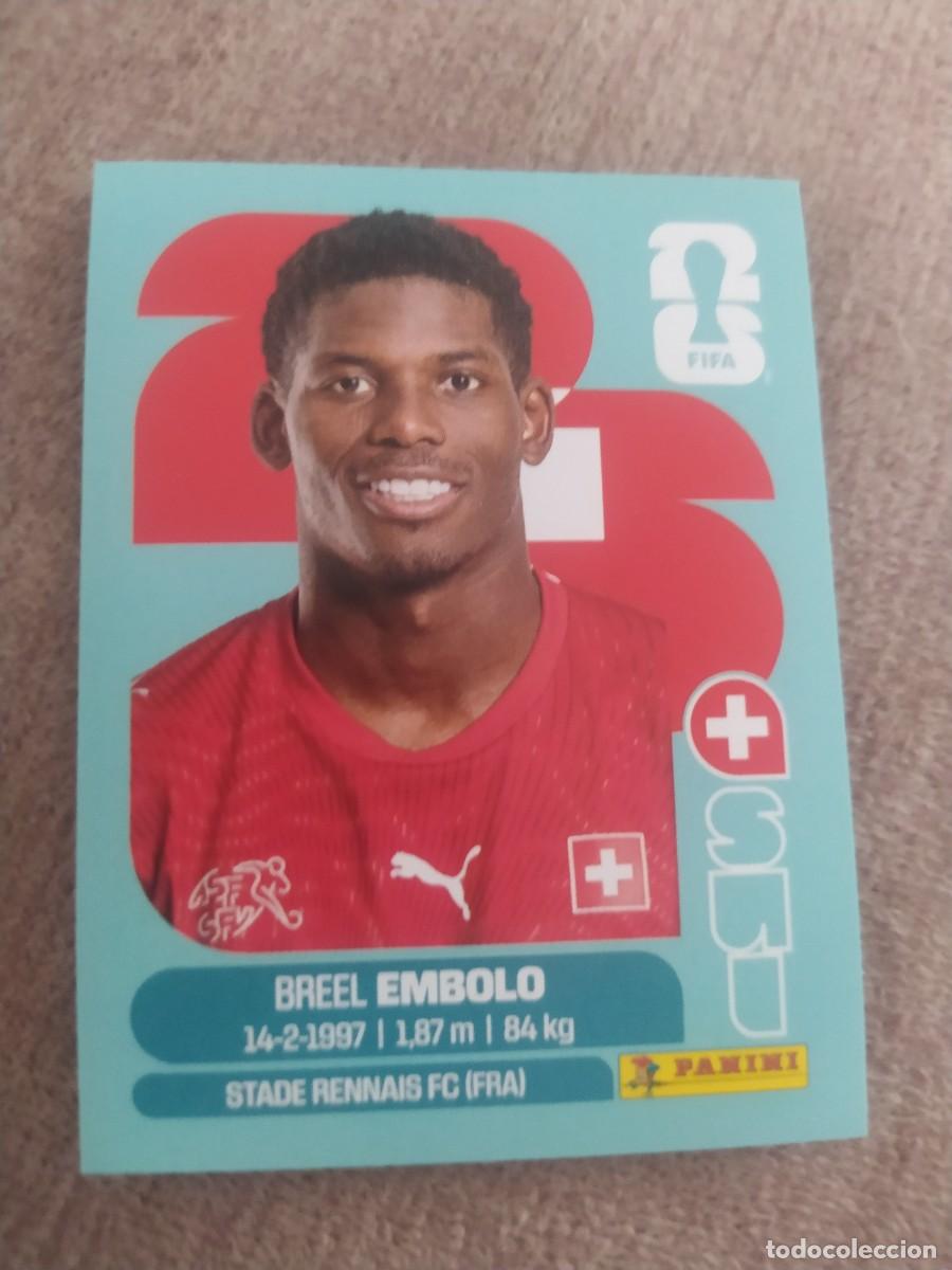 Cromos de f&uacute;tbol: SUI 17 Breel EMBOLO Suiza Mundial 2026 Panini