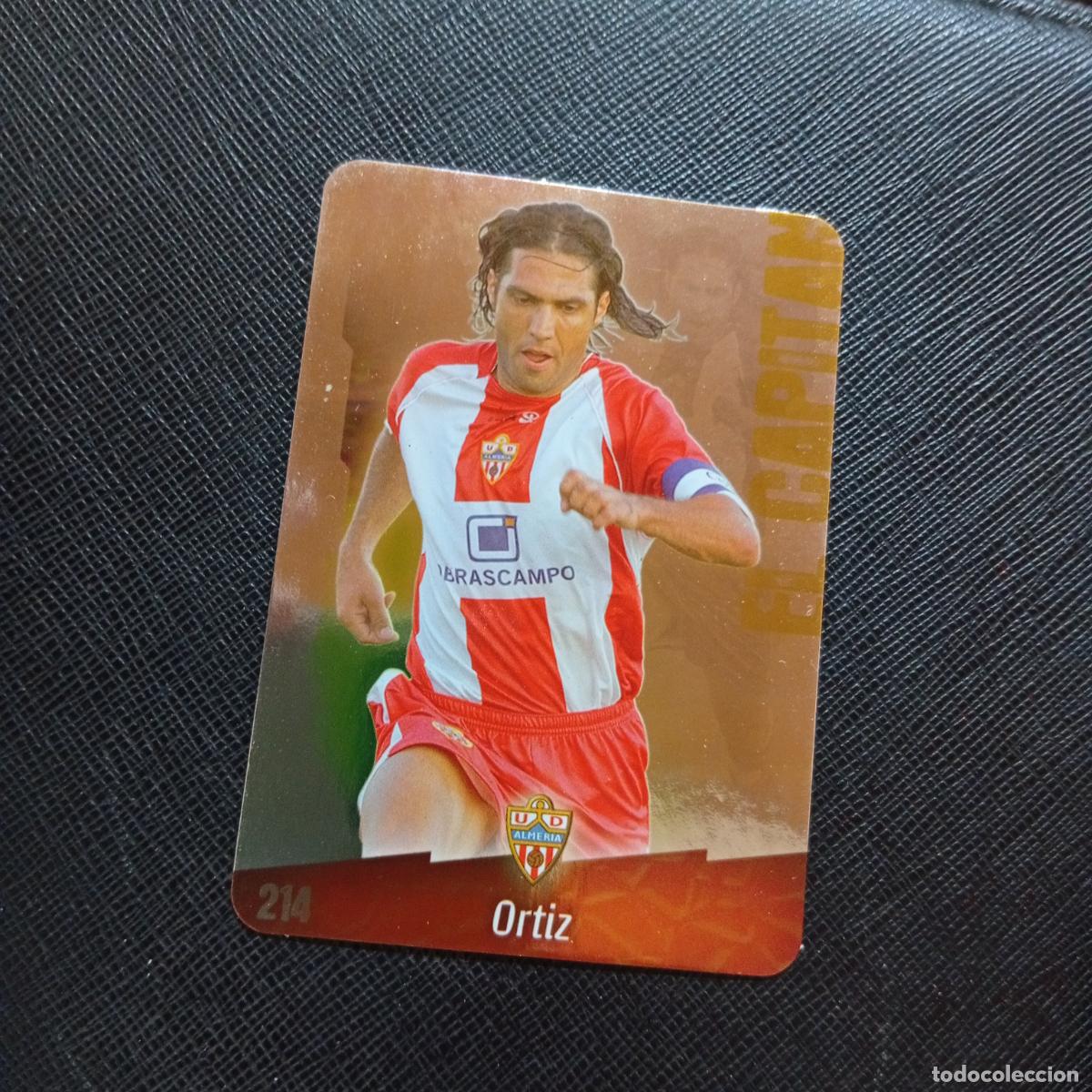 Cromos de f&uacute;tbol: 214 ORTIZ ALMERIA MUNDICROMO QUIZ GAME 2008 2009 FUTBOL 08 09 - A211 PG26 PUNTAS REDONDAS