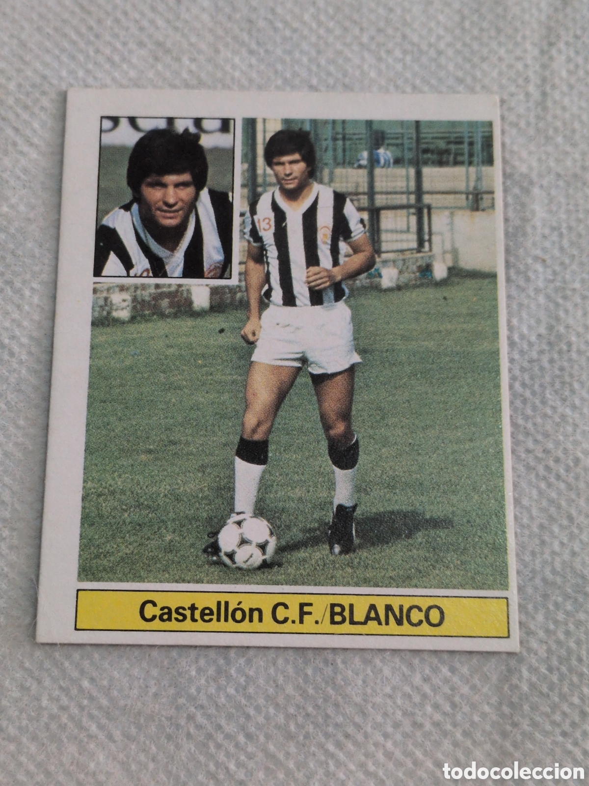 Fu&szlig;ball-Sticker: Blanco castellon este 1981 1982 81 82 sin pegar