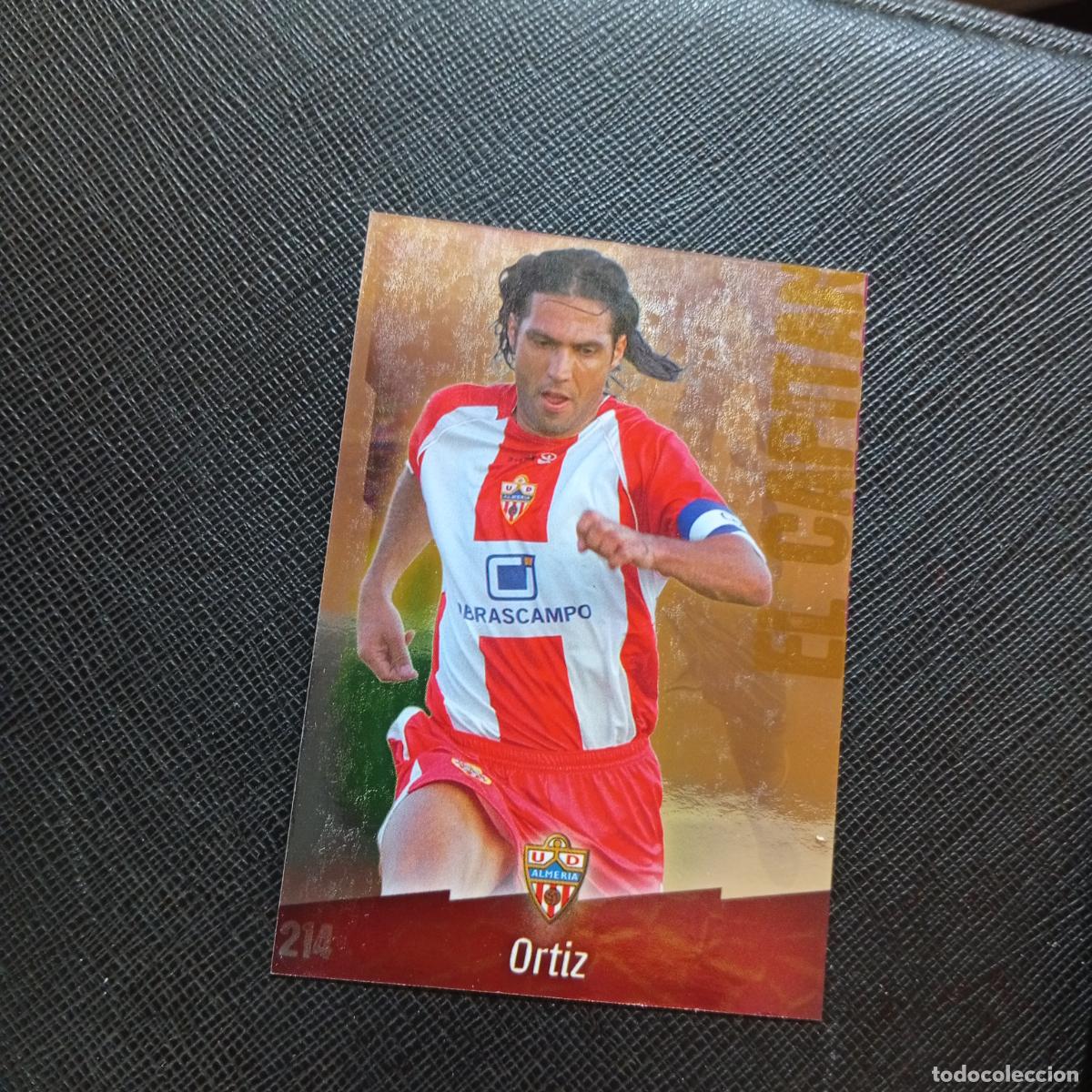 Cromos de f&uacute;tbol: 214 ORTIZ ALMERIA MUNDICROMO QUIZ GAME 2008 2009 FUTBOL 08 09 - A211 PG26 PUNTAS RECTAS