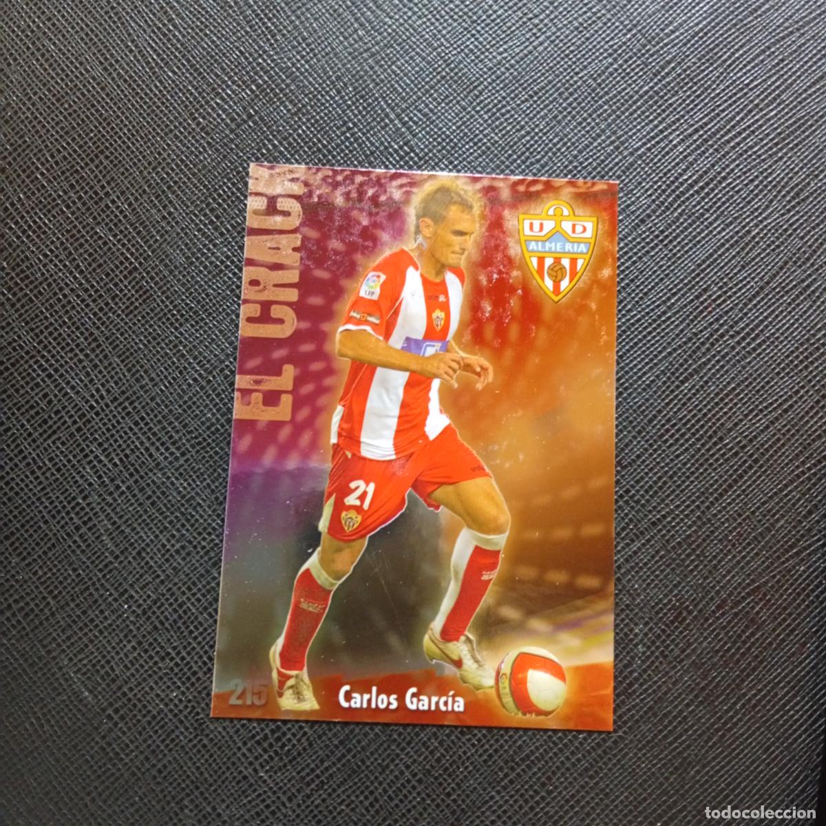 Cromos de f&uacute;tbol: 215 CARLOS GARCIA ALMERIA MUNDICROMO QUIZ GAME 2008 2009 FUTBOL 08 09 - A211 PG26 PUNTAS RECTAS