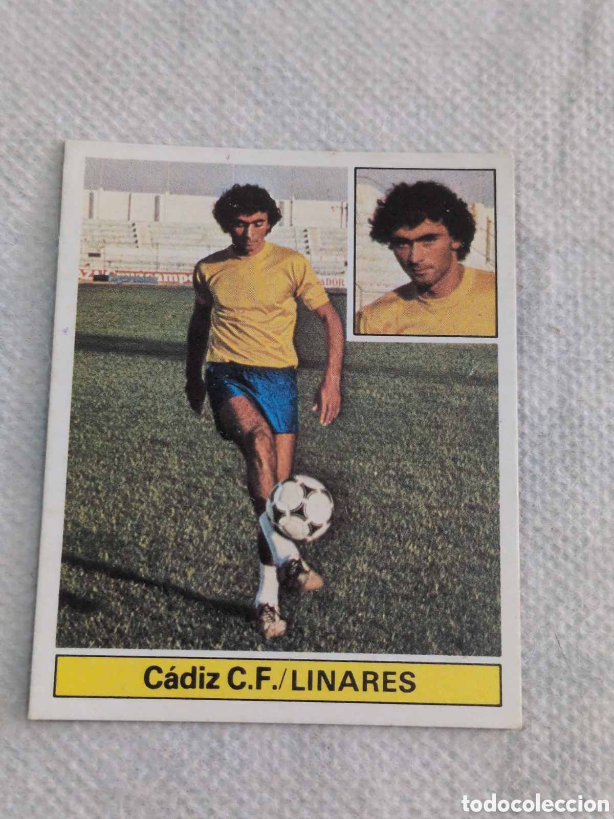 Fu&szlig;ball-Sticker: LINARES CADIZ COLOCA LIGA ESTE 1981/82 81 82 NUNCA PEGADO SIN PEGAR