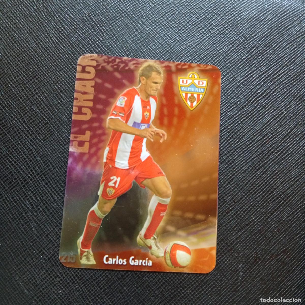 Cromos de f&uacute;tbol: 215 CARLOS GARCIA ALMERIA MUNDICROMO QUIZ GAME 2008 2009 FUTBOL 08 09 - A211 PG26 PUNTAS REDONDAS