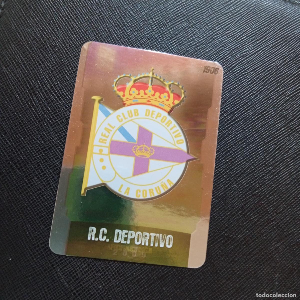 Cromos de f&uacute;tbol: 217 ESCUDO DEPORTIVO MUNDICROMO QUIZ GAME 2008 2009 FUTBOL 08 09 - A211 PG26 PUNTAS REDONDAS