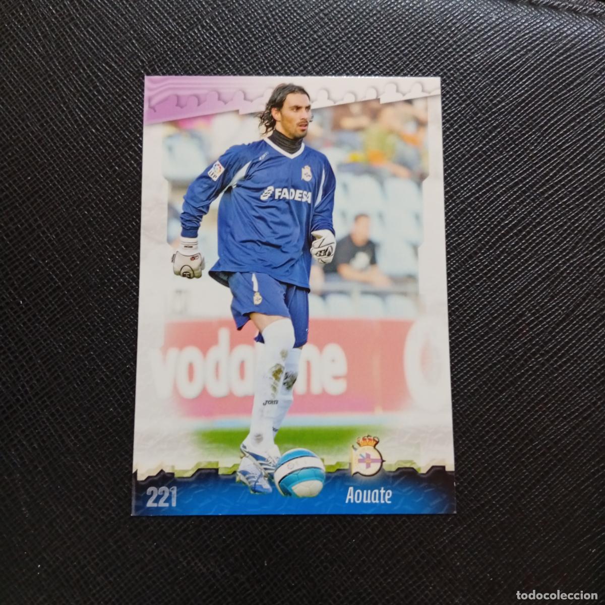 Cromos de f&uacute;tbol: 221 AOUATE DEPORTIVO MUNDICROMO QUIZ GAME 2008 2009 FUTBOL 08 09 - A211 PG27