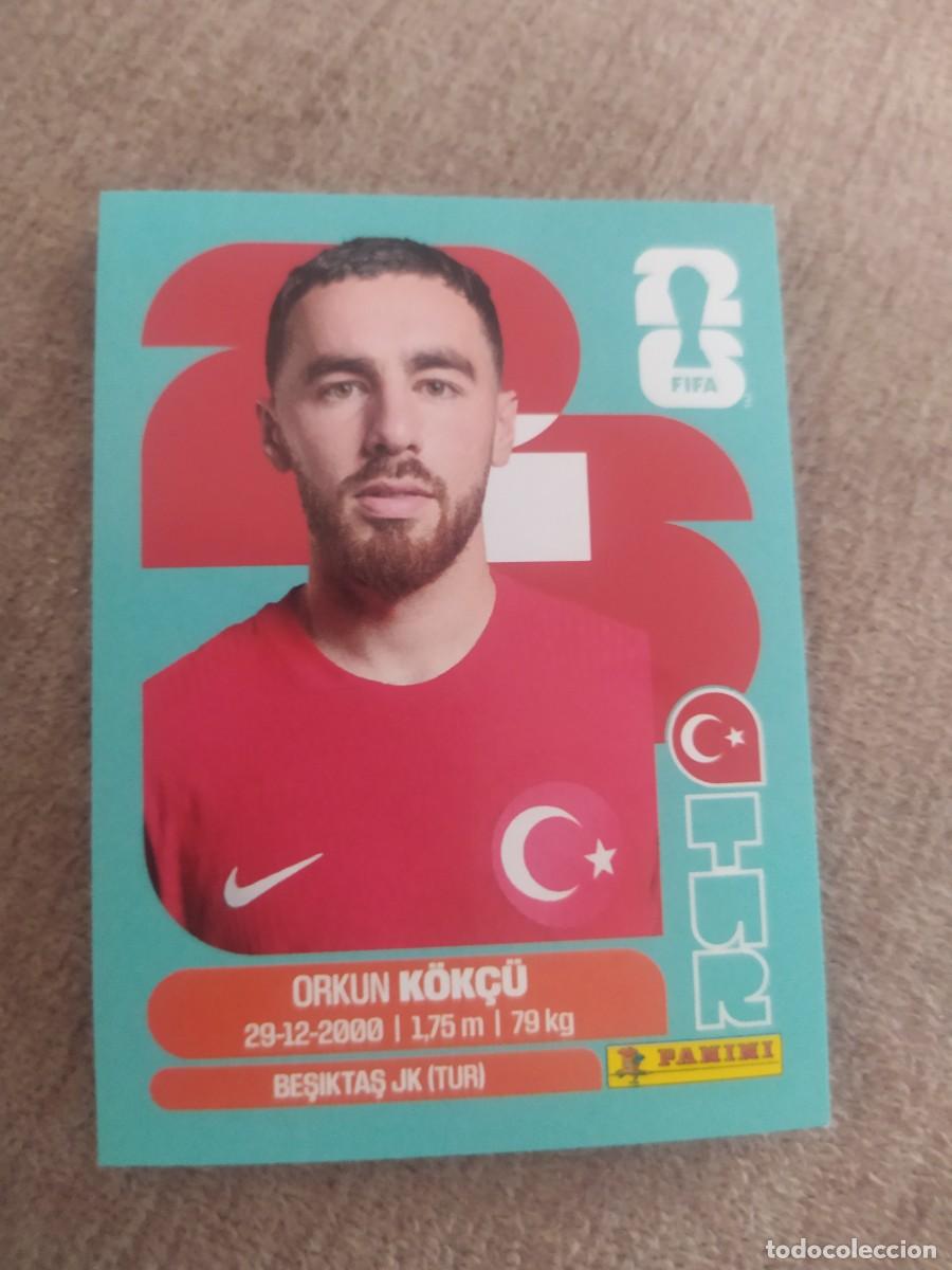 Cromos de f&uacute;tbol: TUR 12 Orkun KOK&Ccedil;U Turqu&iacute;a Mundial 2026 Panini