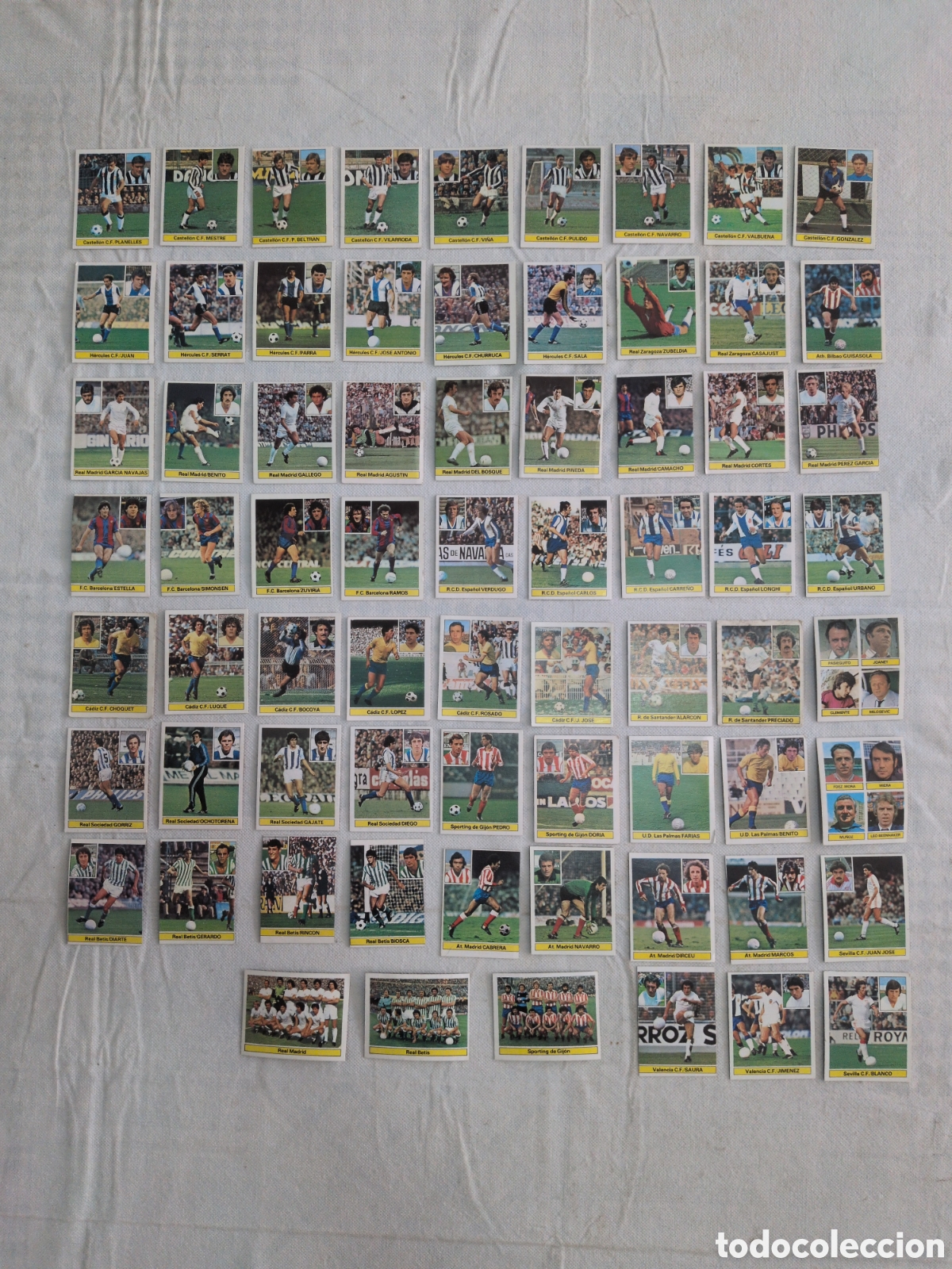 Fu&szlig;ball-Sticker: LOTE 69 CROMOS ESTE 81-82 TODOS DIFERENTES