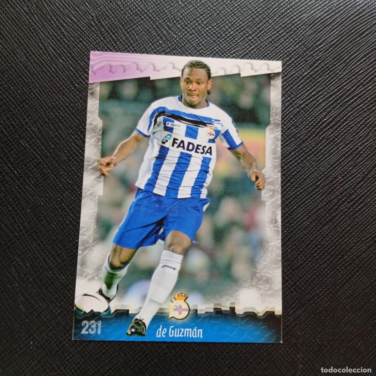 Cromos de f&uacute;tbol: 231 DE GUZMAN DEPORTIVO MUNDICROMO QUIZ GAME 2008 2009 FUTBOL 08 09 - A211 PG29