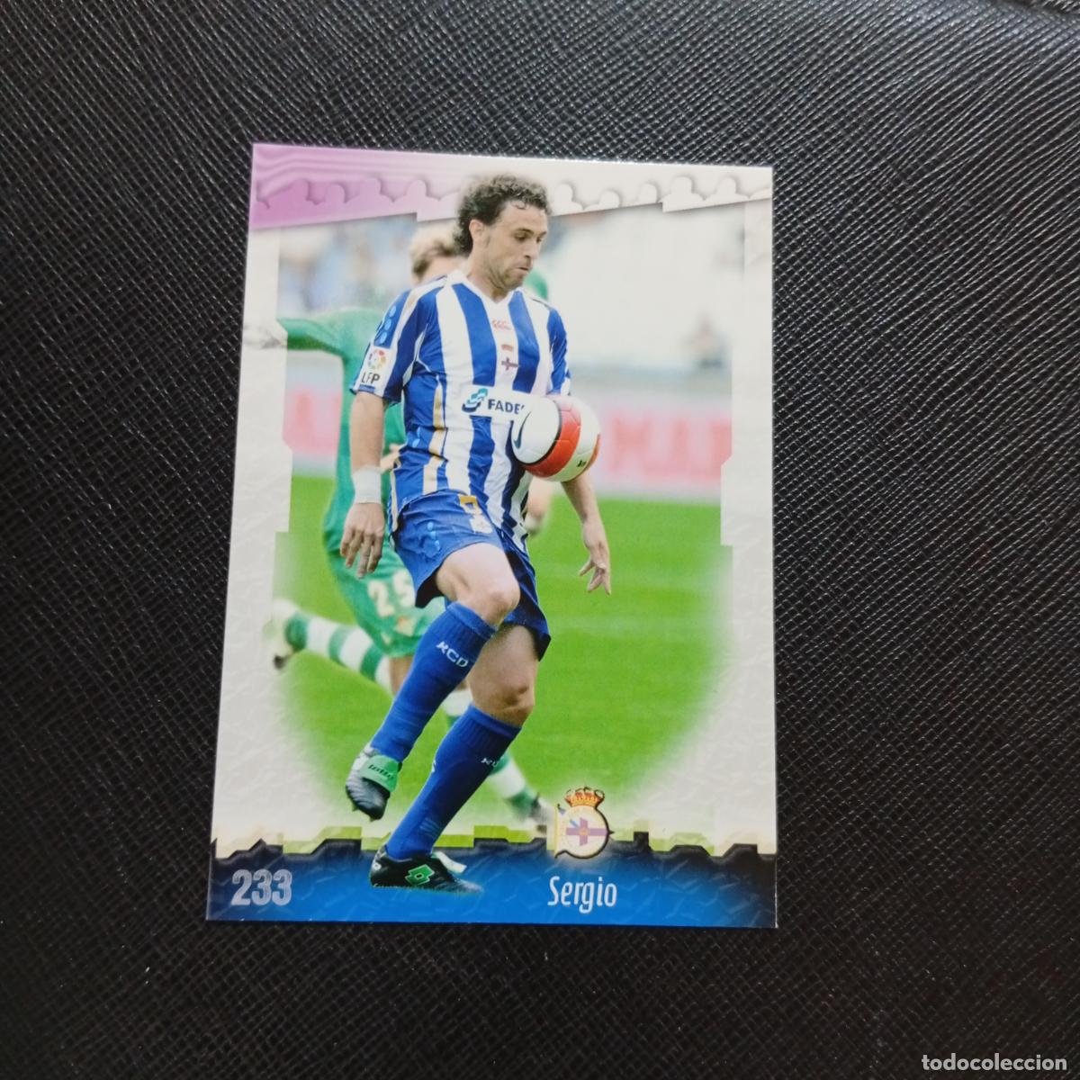 Cromos de f&uacute;tbol: 233 SERGIO DEPORTIVO MUNDICROMO QUIZ GAME 2008 2009 FUTBOL 08 09 - A211 PG29