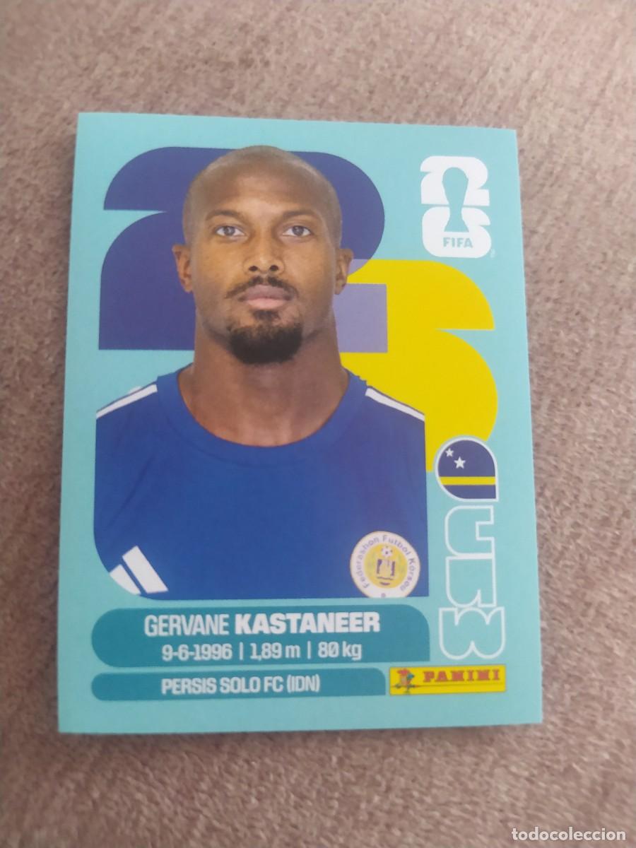 Cromos de f&uacute;tbol: CUW 19 Gervane KASTANEER Cura&ccedil;ao Curasao Mundial 2026 Panini